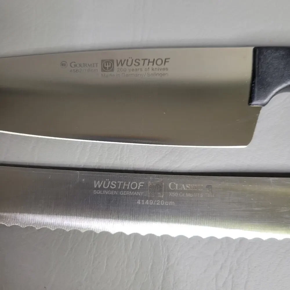 Wustof Knives 7-4050 Pairing 4013 4033 4043 Bread 4149 Chef 4562 Germany Solange